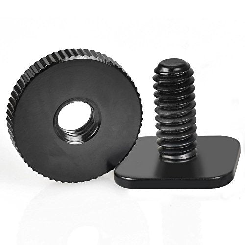 4-Pack 1/4 Inch Camera Adapter Screws: Versatile Flash Hot Shoe Mounts for DSLR Camera Rigs, Tripods, and Accessories