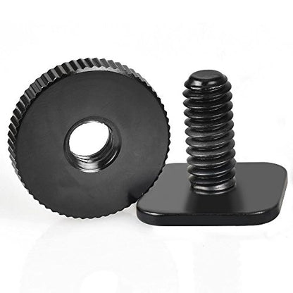 4-Pack 1/4 Inch Camera Adapter Screws: Versatile Flash Hot Shoe Mounts for DSLR Camera Rigs, Tripods, and Accessories