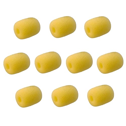 Foam Cover Windscreen Replacement for Countryman B3,DPA, and Point-Source Ear-hook Headset Microphones,5mm Inner Circular,Hole Ear-hook Headset Microphones
