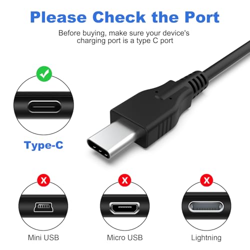 USB C 3.0 Cable Photo Transfer Cable Compatible with Canon EOS RP, EOS R, R5, R6, EOS R8, R50,R100 Camera for Nikon ZFC Z6 Z7 D6 D780, Compatible with Olympus E-M1 Mark III Mark Ⅱ Camera(3.3FT, Black)