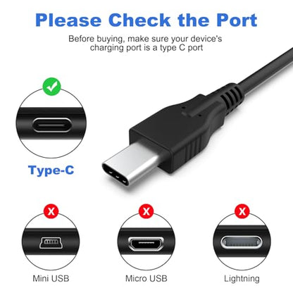 USB C 3.0 Cable Photo Transfer Cable Compatible with Canon EOS RP, EOS R, R5, R6, EOS R8, R50,R100 Camera for Nikon ZFC Z6 Z7 D6 D780, Compatible with Olympus E-M1 Mark III Mark Ⅱ Camera(3.3FT, Black)