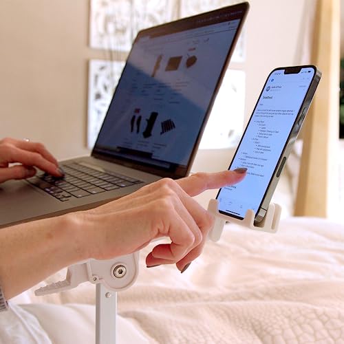 Limitless TotalDesk Portable Workstation and Lap Desk with Adjustable Height & Tilt (White) - color: White