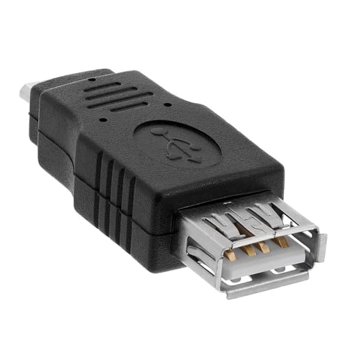 Cmple - Micro USB to USB Adapter Standard 2.0 A Female Jack to Micro B Male Plug OTG Connector Converter for Cameras Tablets Phones Dash Cams Transfer Photos to Computer - size: Single, style: USB 2.0 A Female to Micro B 5-Pin Male