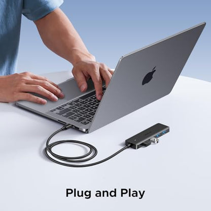 UGREEN USB C Hub, 4 Ports USB A Splitter Ultra-Slim USB Expander for Mouse, Keyboard, Flash Drive, U Disk, Printer Compatible with Laptop, Desktop PC, Xbox, PS5, and More 3.3FT - size: 3.3FT, style: USB-C