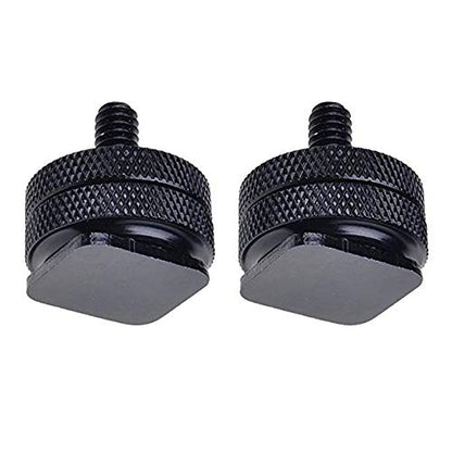 SLOW DOLPHIN 1/4 Inch Hot Shoe Mount Adapter Tripod Screw for DSLR Camera Rig(2 Packs)