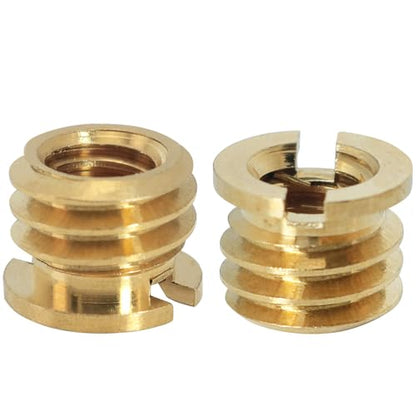 6PCS DSLR Camera Photography Tripod Ball Head Adapter Screw 1/4 to 3/8 Brass Reducer Nut