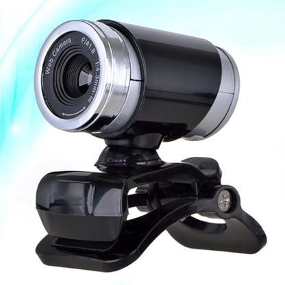 NOLITOY 720p USB Webcam with Microphone for Live Streaming and Online Classes, Clip-on Computer Camera for Desktop and Laptop, Black, Suitable for Video Conferencing and Teaching
