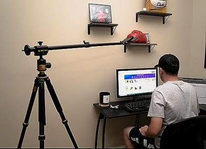 Glide Gear OH 50 Overhead Mount – DSLR, iPhone – 36" Arm, Tripod Extension, Ball Head, Heavy-Duty Metal - size: OH 50