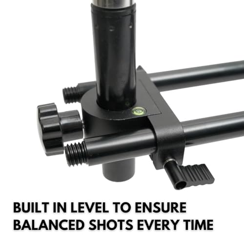 Glide Gear REVO 50 360° Rotating Camera Platform Rig, Adjustable Arm for DSLR or Smartphone, Aluminum Build, Supports Up to 40lbs - style: Tabletop 360 Rig