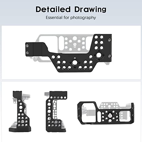 A7ii A7Riii A7iii cage,A9 / A7III / A7M3 / A7Riii / A7ii Camera Cage for Sony A9 A7M3 A7III A73 A7RIII A7R3 A7II Camera Case Rig Cold Shoe