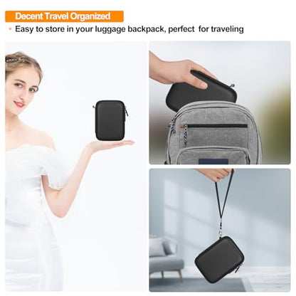 Case for Kodak PIXPRO FZ45 Digital Camera (Hard Case + Soft Silicone Cover) | Kodak PIXPRO FZ45 Digital Camera Hard Carrying Case and Soft Silicone Protective Case with Removable Lens Cover, Black - color: Black