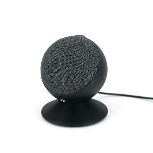 Slim Microphone Stand for the Logitech Yeti Orb Low Profile Mic Mount (White) - color: White