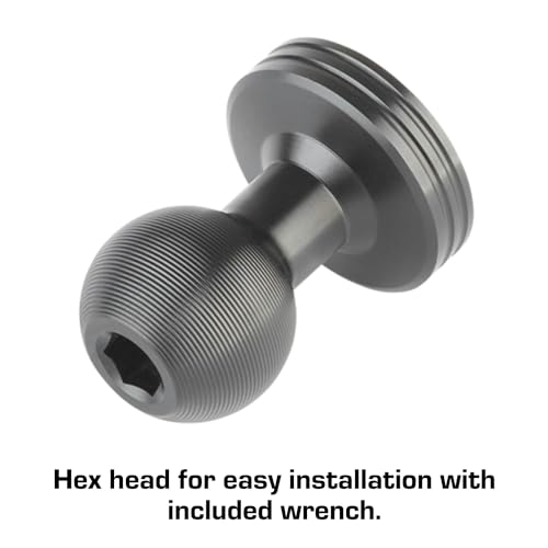 Bulletpoint Aluminum 1/4"-20 Threaded Camera Adapter with Integrated 20mm Ball