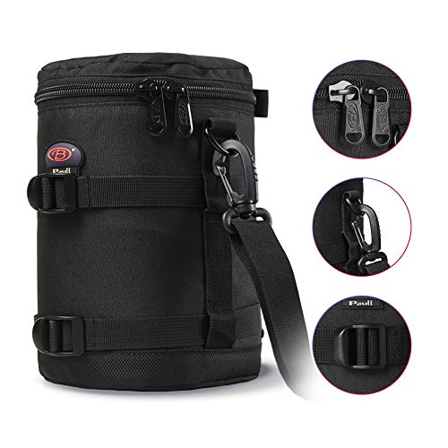 Camera Lens Case DSLR Camera Lens Bag Fits for Canon Nikon Pentax Sony Olympus Panasonic and Other Camera Lens - size: BL-0006