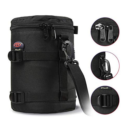 Camera Lens Case DSLR Camera Lens Bag Fits for Canon Nikon Pentax Sony Olympus Panasonic and Other Camera Lens - size: BL-0006