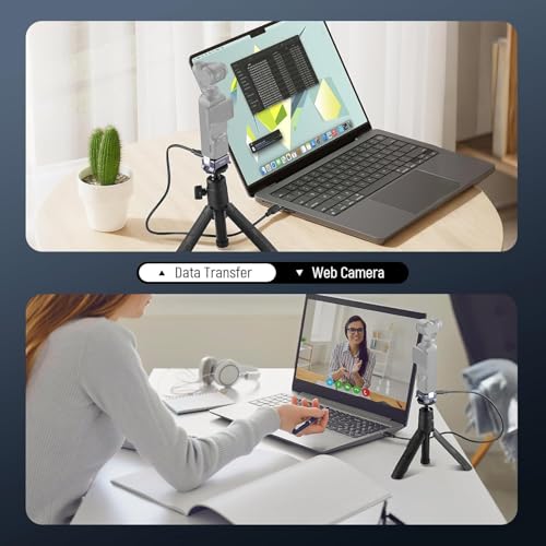 NEEWER Charging Adapter Base Compatible with DJI Osmo Pocket 4 & Pocket 3, Type C Charging, 1/4" Thread Arca Type Dovetail, Magnetic Folding Fingers for Tripod & Action Camera Mount Accessories, AC018 - style: AC018