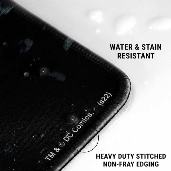 Skinit Extra Large Gaming Mouse Pad - Officially Licensed Batman Dark Knight Rises Design with Stitched Edges, Waterproof, Non-Slip Rubber Base, Desk Mat for Keyboard & Mouse, 35.75" x 15.4" inches - color: Black - BATMNX07, size: 35.75" x 15.4"