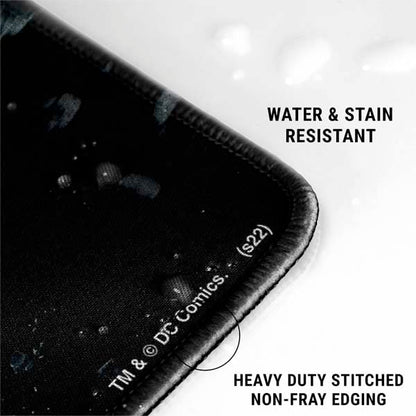 Skinit Extra Large Gaming Mouse Pad - Officially Licensed Batman Dark Knight Rises Design with Stitched Edges, Waterproof, Non-Slip Rubber Base, Desk Mat for Keyboard & Mouse, 35.75" x 15.4" inches - color: Black - BATMNX07, size: 35.75" x 15.4"