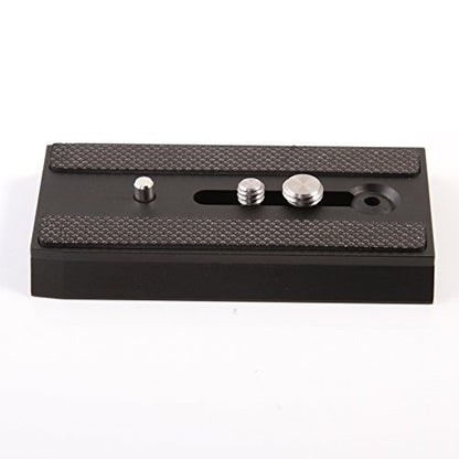 501PL Sliding Dovetail Quick Release Plate with 1/4"-20 & 3/8"-16 Mounting Screw for Manfrotto 503HDV 701HDV MH055M0-Q5 for 501, 503 & NG Tripod Heads, RC5 Quick Release QR System, Replaces #3433PL