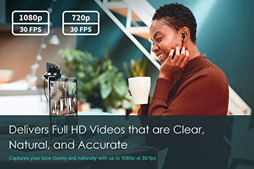 Creative Live! Cam Sync 1080p Full HD Wide-Angle USB Webcam with Dual Built-in Mic, Privacy Lens Cap, Universal Tripod Mount, High-res Video Calling, Recording, and Streaming Camera for PC or Mac - style: 1080p Full HD Wide-Angle