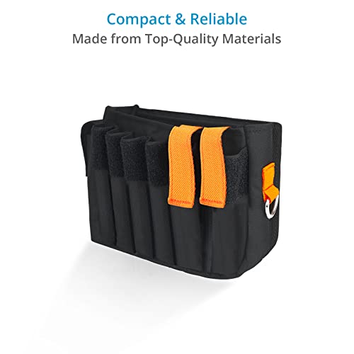 PROAIM Cube AC Pouch (Small) For Camera Assistants, Grips & Techs. Comes with a 2.5 Wide Belt Loop, External Pockets & D-Ring. For Utility Tools & Video Accessories (P-CBAC-01)