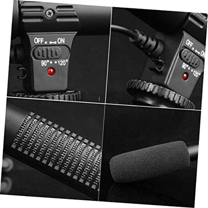 1pc Interview Microphone for Camera Camcorder and Phone Lightweight Design Compatible Devices for Vloggers and Video Producers