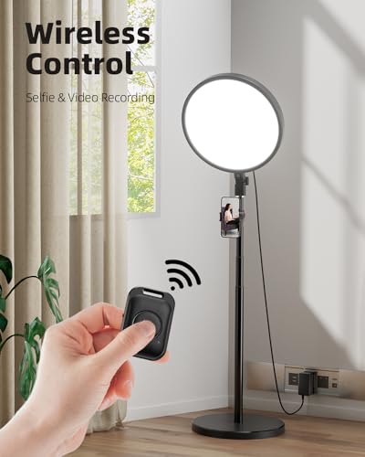 TODI Large Ring Light with 79" Stand, 6500K Full-Screen Selfie Ring Light with Stand and Phone Holder, Professional Big Ring Light for TikTok Light, Barber, Stream, Video, YouTube, Makeup, Photography