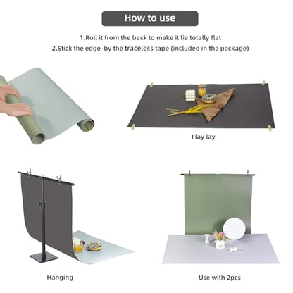Photography Backdrops Product Photo Background：Small Product Photoshoot Paper kit for Food Jewelry Picture. (Textured 22X 34inch 7pcs/14-color) - color: Textured 7pcs/14color