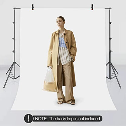 EMART Photo Backdrop Stand kit, 10 x 12 ft Back Drop Adjustable Frame for Photography, Photoshoot Banner Background Support Holder for Parties Dectoration - size: 10x12ft