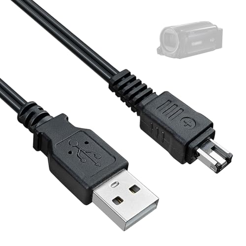 Replacement CA-110 USB Power Supply Charger Cable Charging Cord Compatible with Canon VIXIA HF R800, R700, R600, R500, HF M50, M52, M500, R20, R21, R30, R32, LEGRIA HF R206 R26 Camcorders