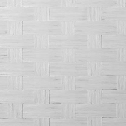 Red Lantern 2 ft. Short Woven Fiber Folding Screen - 4 Panel - White - color: White, size: 4 Panel