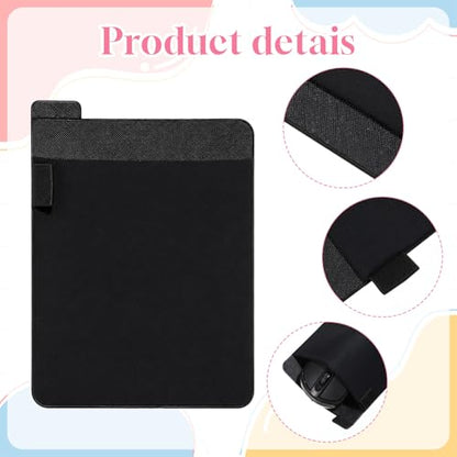Portable Hard Drive Sleeve Stick on External Hard Drives Carrying Case Adhesive Hards Drive Holder Reusable Pocket Pouch Sleeve Storage Organizer for Most External Solid Cable State Mouse SSD