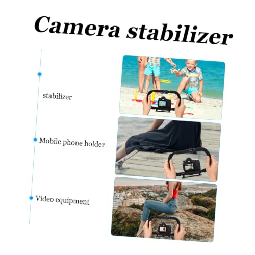 COHEALI Handheld Camera Stabilizer and Phone Video Support Grip for DSLR and Smartphones, Dual-Sided Anti-Shake Bracket for Vlogging and Filmmaking