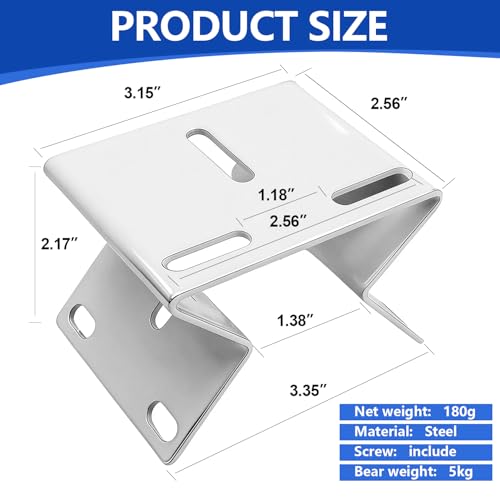 Security Camera Mount Kit, Corner Mount Bracket for Security Cameras, CCTV Surveillance Camera Holder Adapter Compatible with Eufy, Reolink, Tapo and AOSU PTZ Cameras, White (1 Pack) - size: 1 Pack