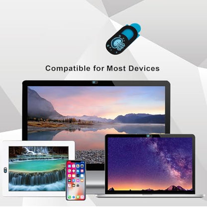 SIREG Webcam Cover Ultra Thin - Web Camera Cover fits Laptop,Tablet,PC,Computer, Smartphone, Protect Your Privacy and Security,Strong Adhesive (Jellyfish B- 3 Pack) - color: Jellyfish B- 3 pack