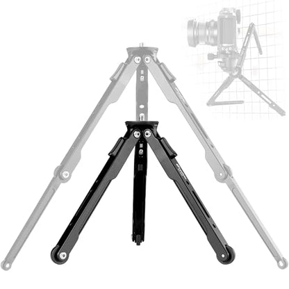LEOFOTO Aluminum Mini Table Tripod, Weight 162g/0.35lb, Maxload 5kg/11lb, Foldable Stand, Compact Camera Spider Tripod, for Camera/Phone/Live Stream Light/Projector MT-03 Lightweight Version (MT-03S) - size: MT-03S Lightweight Version