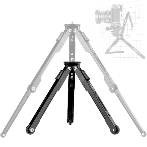 LEOFOTO Aluminum Mini Table Tripod, Weight 162g/0.35lb, Maxload 5kg/11lb, Foldable Stand, Compact Camera Spider Tripod, for Camera/Phone/Live Stream Light/Projector MT-03 Lightweight Version (MT-03S) - size: MT-03S Lightweight Version