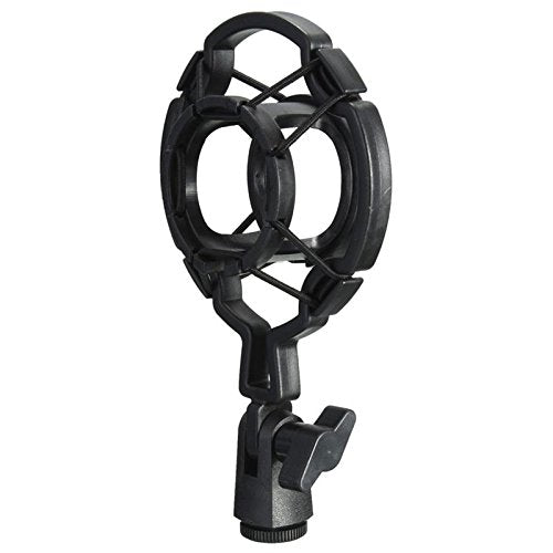 2 Pack Microphone Shock Mount Clip Universal Mic Shock Mounts Holder Anti-Vibration Spider Bracket for Handheld Microphone Dynamic Mic Stand Stereo Diaphragm Condenser Microphone Boom Arm