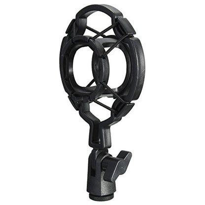 2 Pack Microphone Shock Mount Clip Universal Mic Shock Mounts Holder Anti-Vibration Spider Bracket for Handheld Microphone Dynamic Mic Stand Stereo Diaphragm Condenser Microphone Boom Arm
