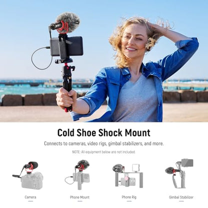 NEEWER Plug & Play Vlog Microphone, 20-20KHz Mini Supercardioid Mic with 3.5mm TRRS, Low Frequency Cut, Gain Control, Two OTG Compatible with iPhone 16 15 S25 Ultra Android Tablet Mac Camera, VM11 - style: VM11