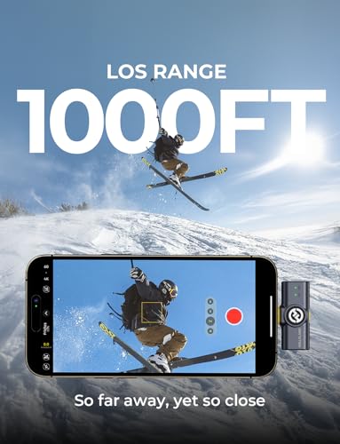 Hollyland Lark M2 Wireless Microphone for iPhone/Camera/Android/PC, 48kHz/24-bit High Fidelity Audio, 300m Range, Noise Cancelling, 40h Use, YouTube, Vlog, Streaming (2TX + 3RX + Charging Case) | 48khz/24-Bit Hi-Fi, 300m Los, Enc Noise Cancellation, 10h T