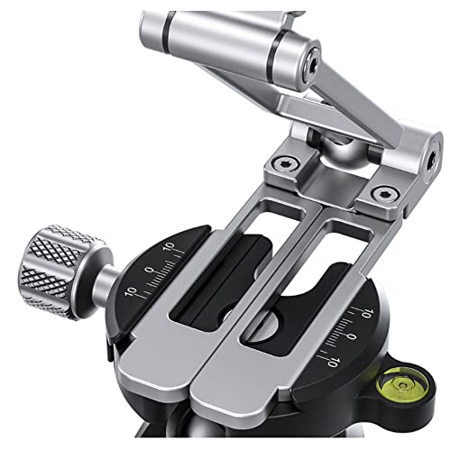 LEOFOTO PS-4 Silver Ultra Compact & Lightweight Smartphone Clamp/Holder/Video/Selfie Stand/Easel Arca/RRS Compatible - color: LF-PS-4-Silver