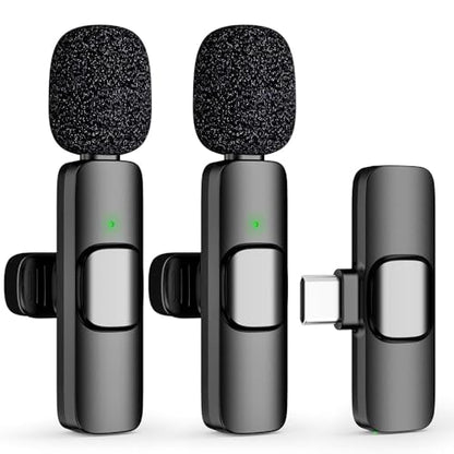 USB C Mini Lavalier Microphone for iPhone 15 16 and Android Devices
