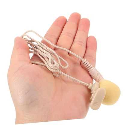 Mini Condenser Clip Microphone for Laptop Portable Noise Canceling Lapel Mic for Vlogging Interviews and Online Meetings Lightweight Design for Phone and Tablet