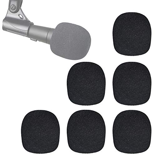 SM58 Pop Filter Compatible with Shure SM58 Microphone, SM58S SM58-LC Ball Type Mic to Reduce Wind Noises, Windscreen Microphone Cover by YOUSHARES (6 Pack） - color: Foam Cover for Shure SM58（6 Pack）