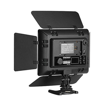 YONGNUO YN300 III YN-300 III LED Video Light with 5600k | Panel Camera Lights Support Adjustable brightness for Canon Nikon Pentax Olympus Samsung