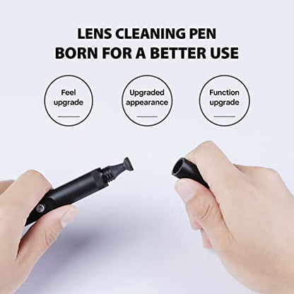 VSGO Professional Lens Cleaning Pen, Double-Ended Lens Brush with Soft Brush and Nano Optical Carbon for Camera, Optical Lenses, and Glasses(V-P01E)