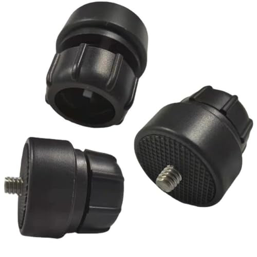3 Pack 1/4 Screw to 17mm Ball Mount Base Mount Stand Interface Socket Joint for Tripod DV Camera Car Monitor GPS Phone Holder Clip Ring Light Hose Bracket Webcam