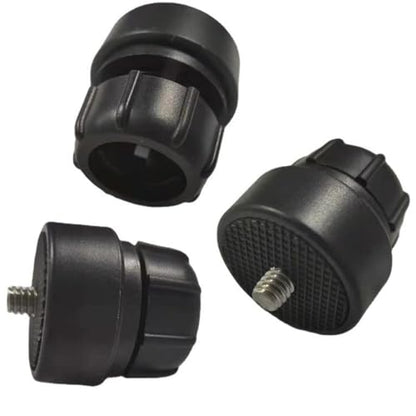 3 Pack 1/4 Screw to 17mm Ball Mount Base Mount Stand Interface Socket Joint for Tripod DV Camera Car Monitor GPS Phone Holder Clip Ring Light Hose Bracket Webcam