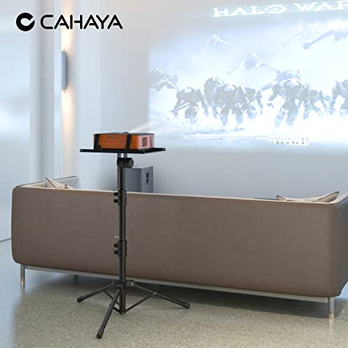 CAHAYA Projector Stand Tripod Adjustable - Stable for Tablets Phones Book Height 26" to 51.5" Multifunctional Laptop DJ Rack Stand Portable for Outdoor Movies CPS0331 - style: Tripod Projector Stand